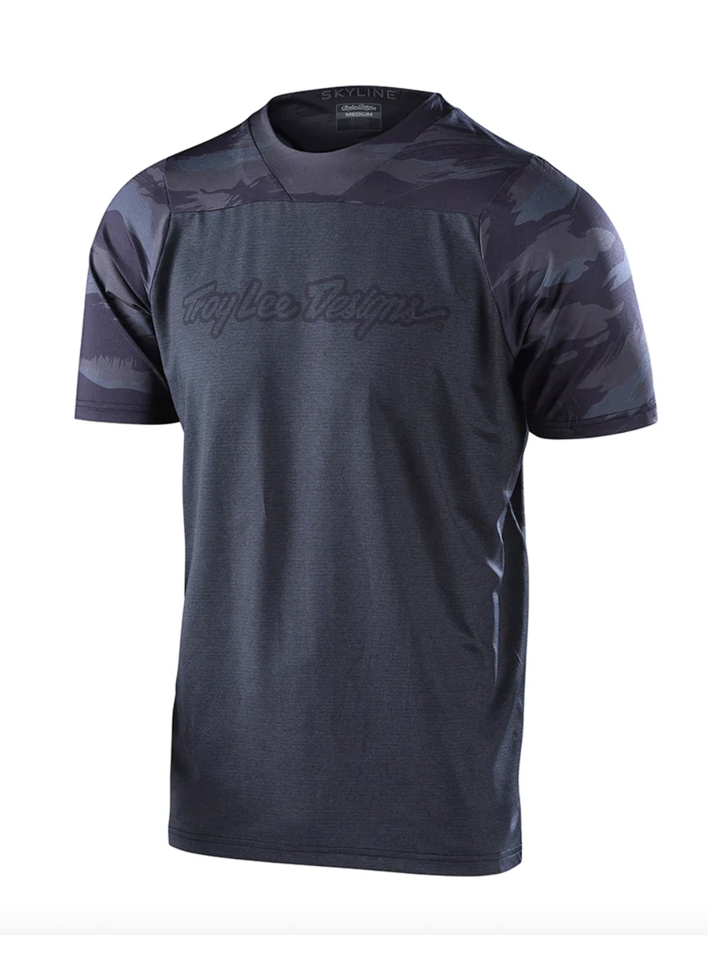 Troy Lee Designs Polera Skyline SS Jersey; Signature Camo Negro