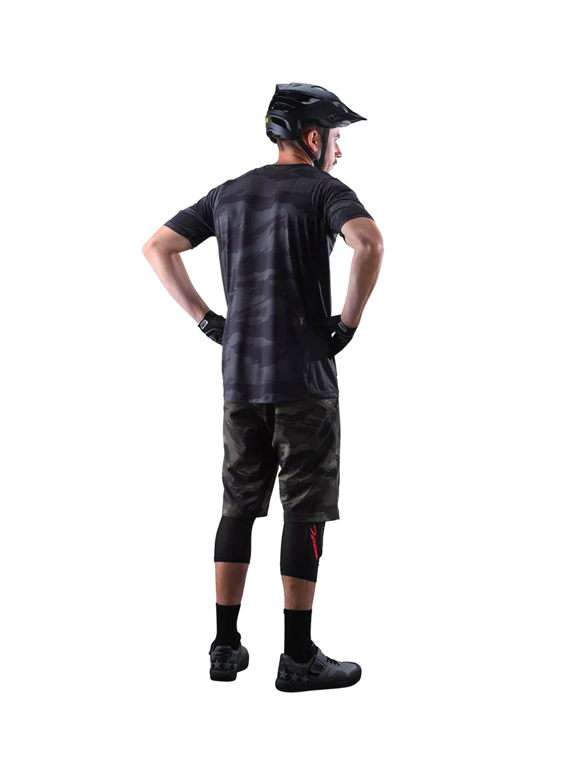 Troy Lee Designs Polera Skyline SS Jersey; Signature Camo Negro