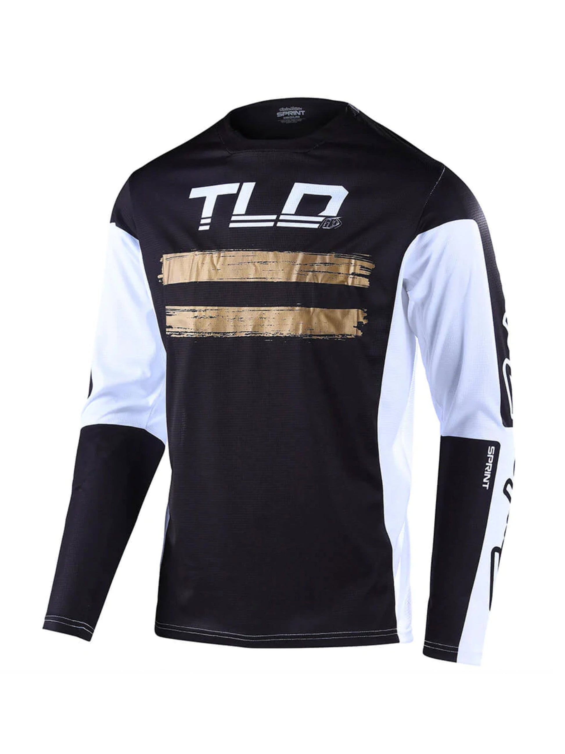 Troy Lee Designs polera de bicicleta sprint marker negra