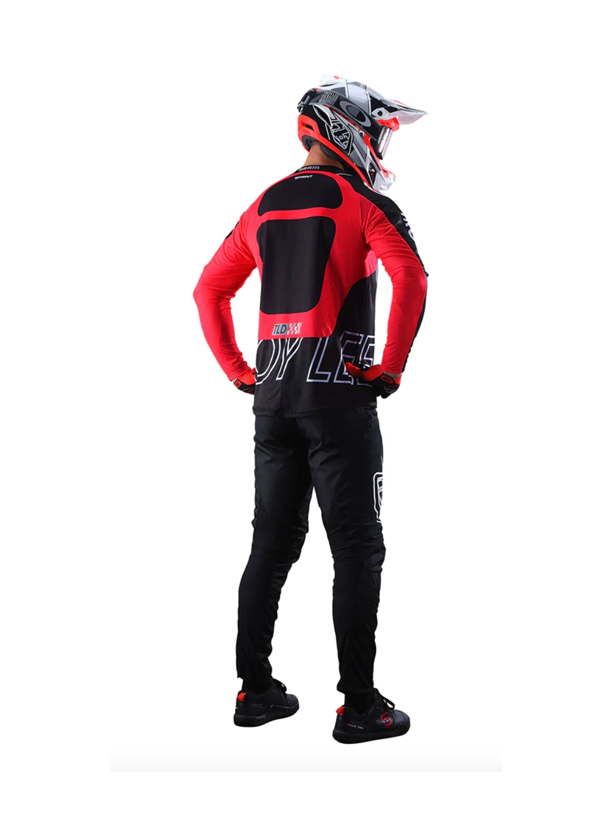 Troy Lee Designs polera de bicicleta sprint drop in sram negra