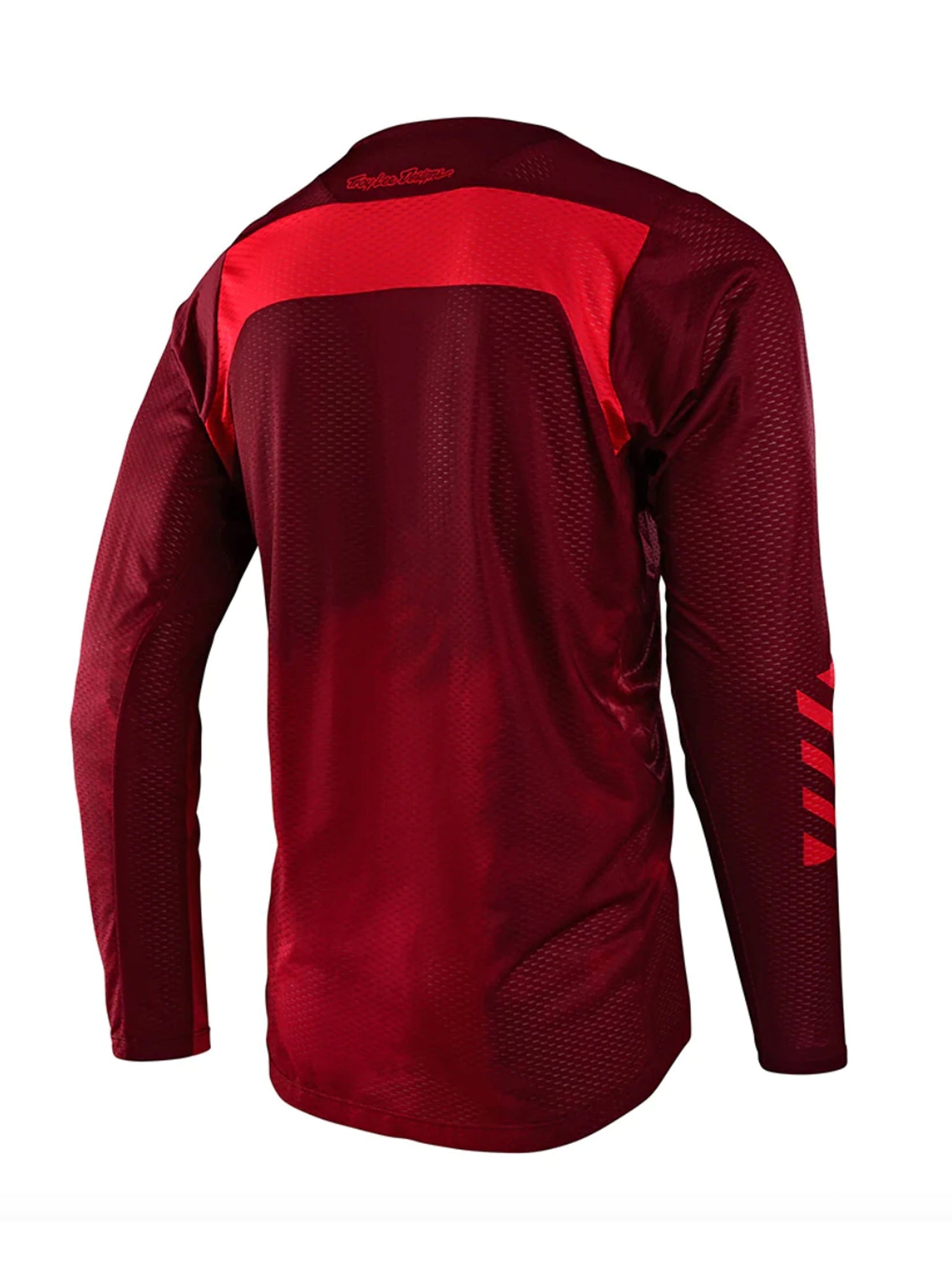 Troy Lee Designs Polera de Bicicleta Skyline Air Ls Fades Burdeo