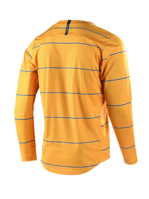 Polera de bicicleta Troy Lee Designs flowline LS revert amarilla