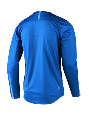 Polera de bicicleta Troy Lee Designs flowline LS azul