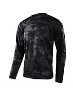 Troy Lee Designs Polera de bicicleta Flowline LS Covert Negra