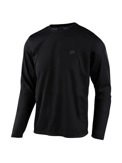 Polera de bicicleta Troy Lee Designs flowline LS negra