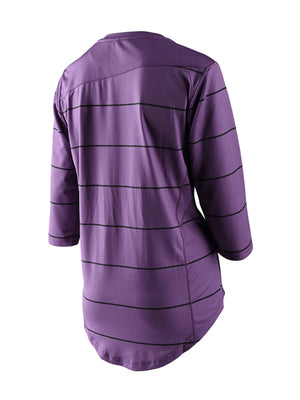 Troy Lee Designs Polera De Mujer Mischief Pinstripe Morada