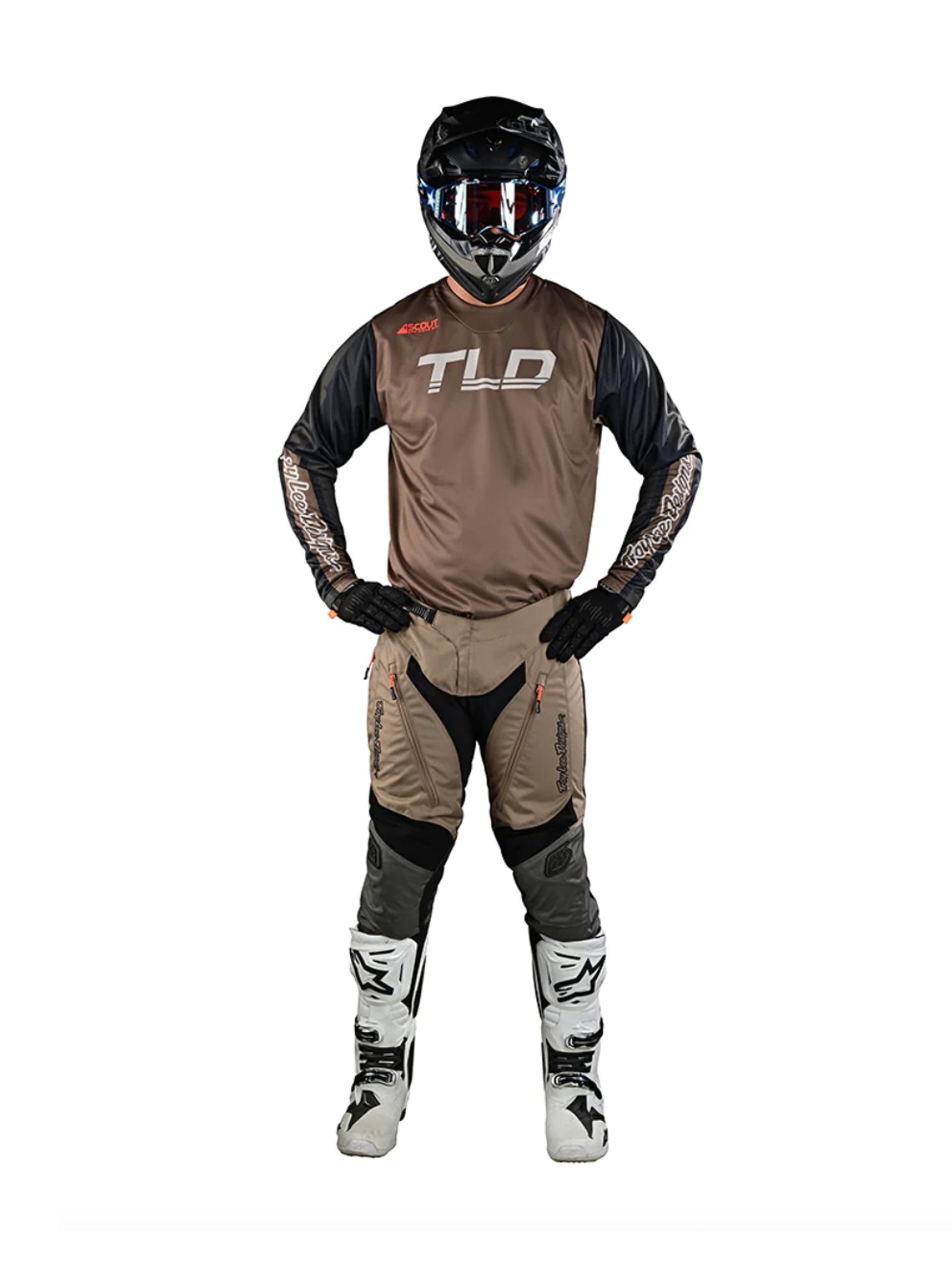 Troy Lee Designs Polera de Moto Scout Gp Recon Gravel  / Beetle