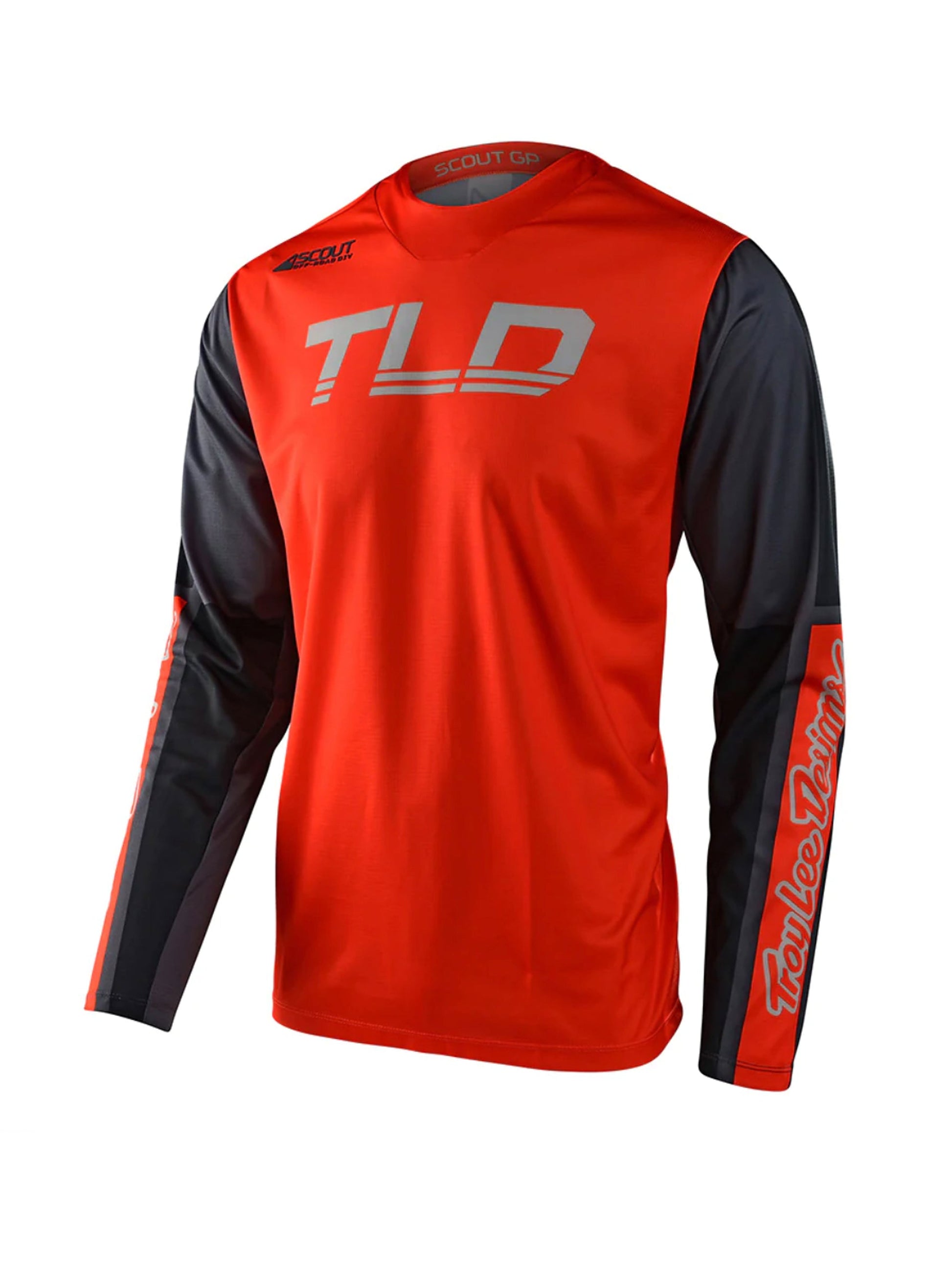 Troy Lee Designs Polera de Moto Scout Gp Recon Naranjo / Gris