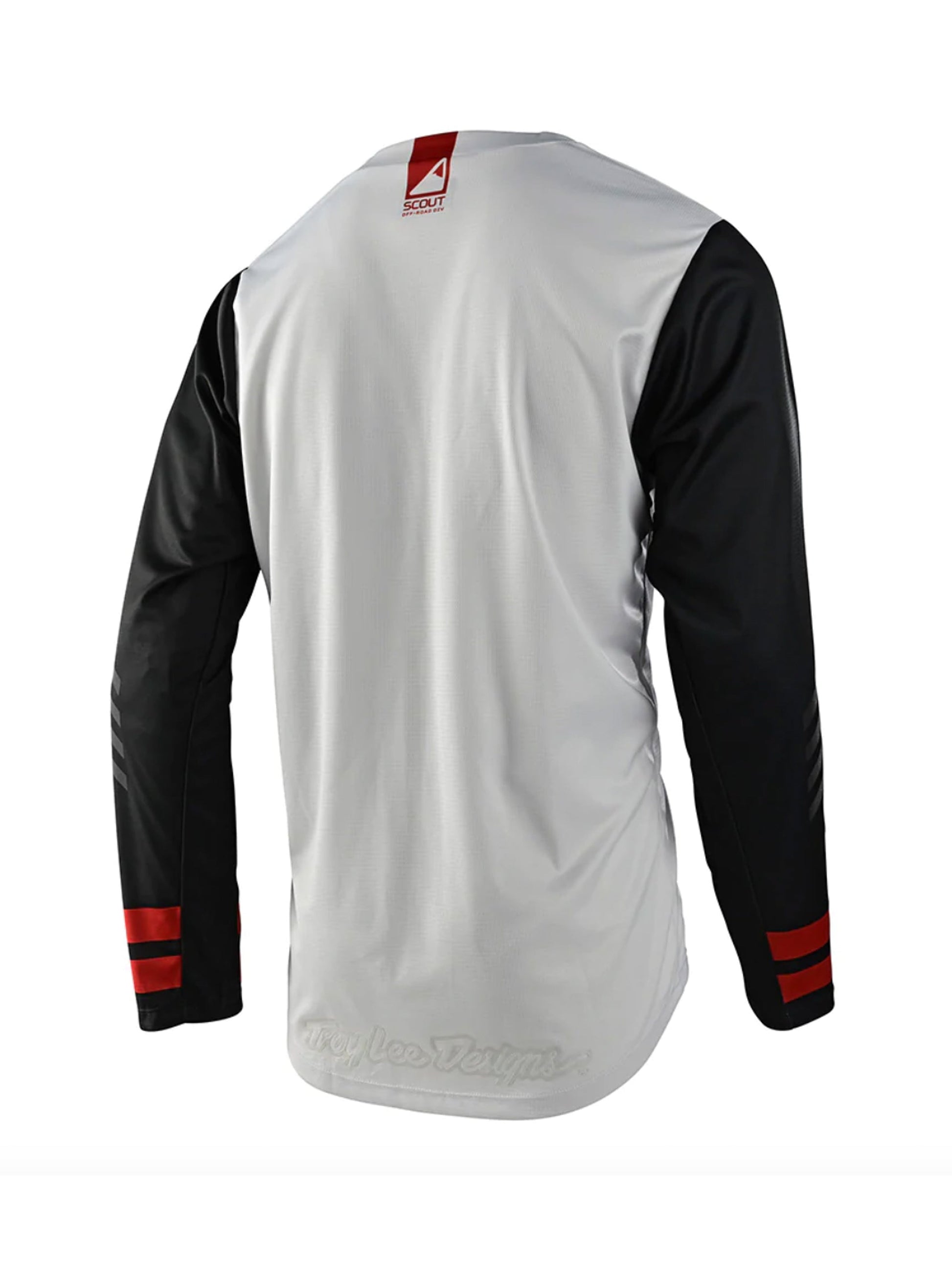 Troy Lee Designs Polera de Moto Scout Gp Ride On Gris / Blanco