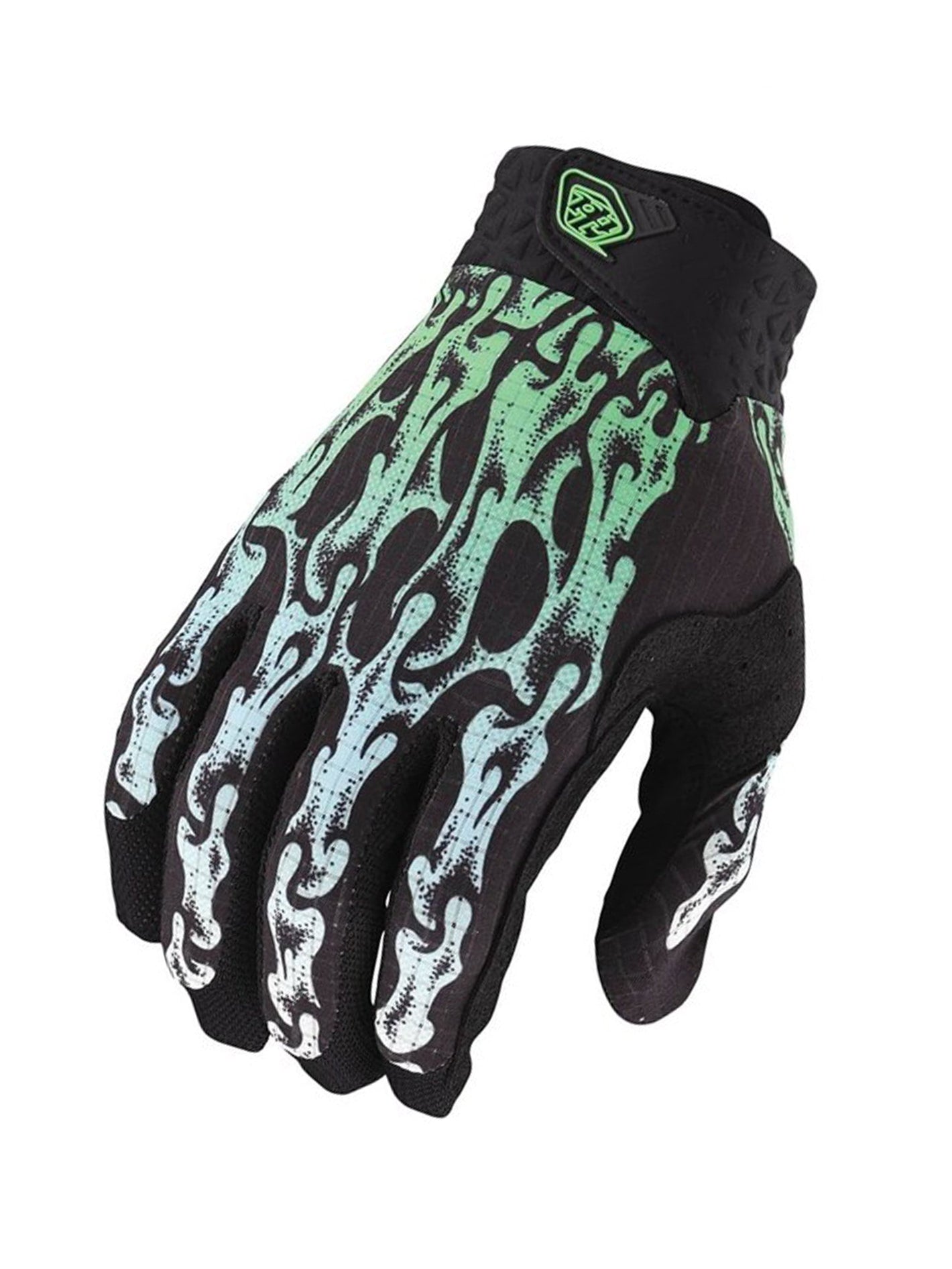 Troy Lee Designs guantes AIR smile hands negro verde