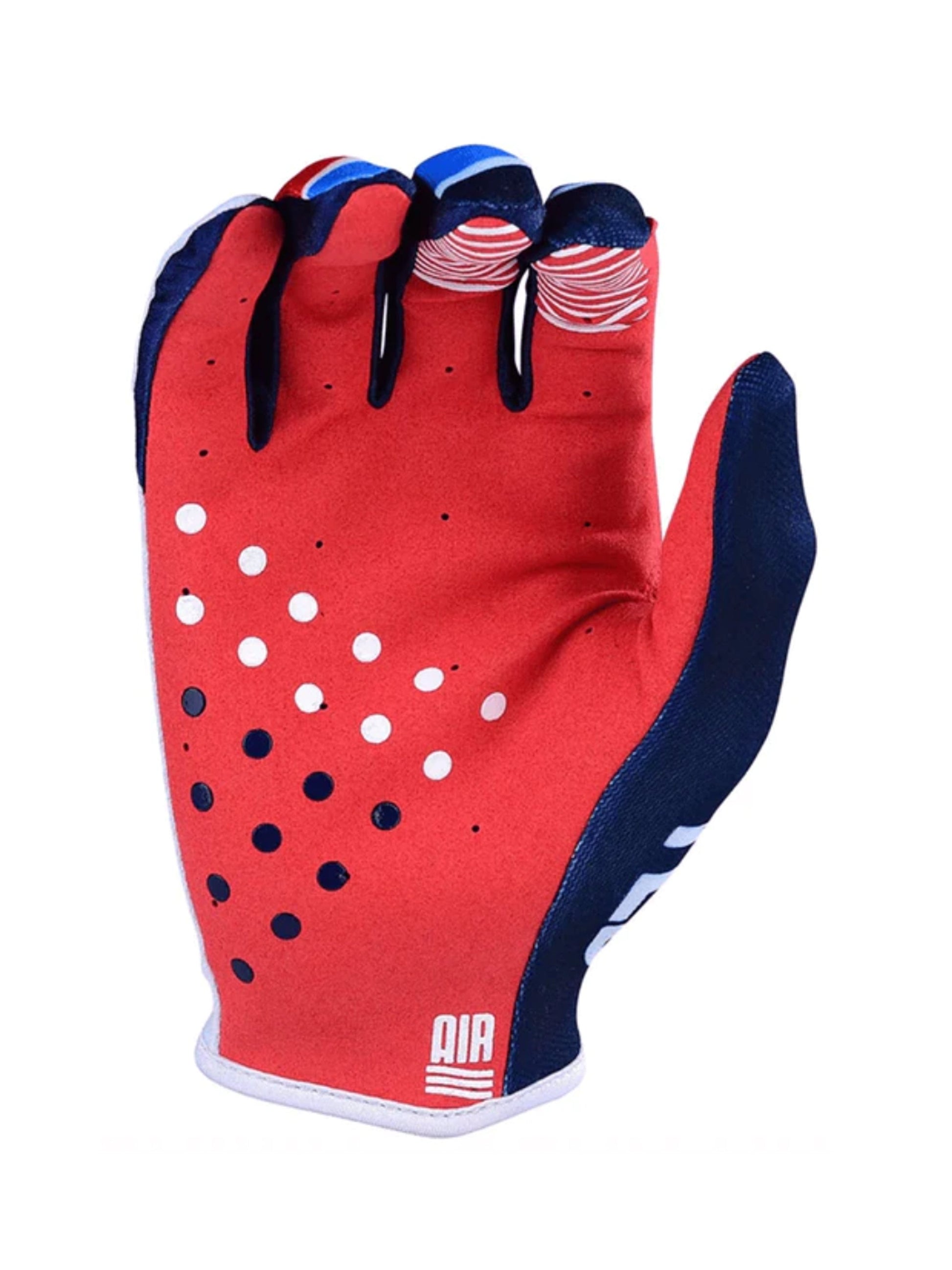 Troy Lee Designs Guantes Air Seca Blanco / Azul Marino