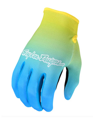 Guantes Troy Lee Designs flowline faze amarillo azul