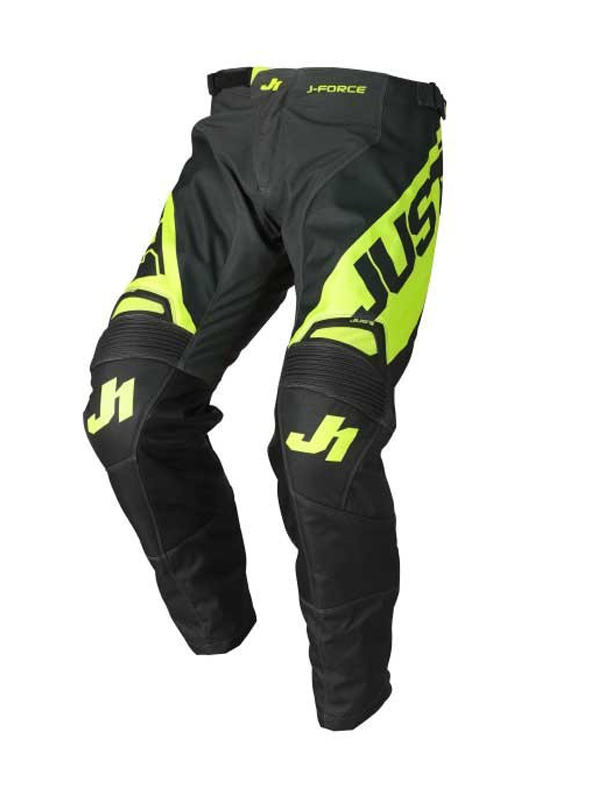 Just1 Pantalones J-Force Vertigo Gris-Amarillo