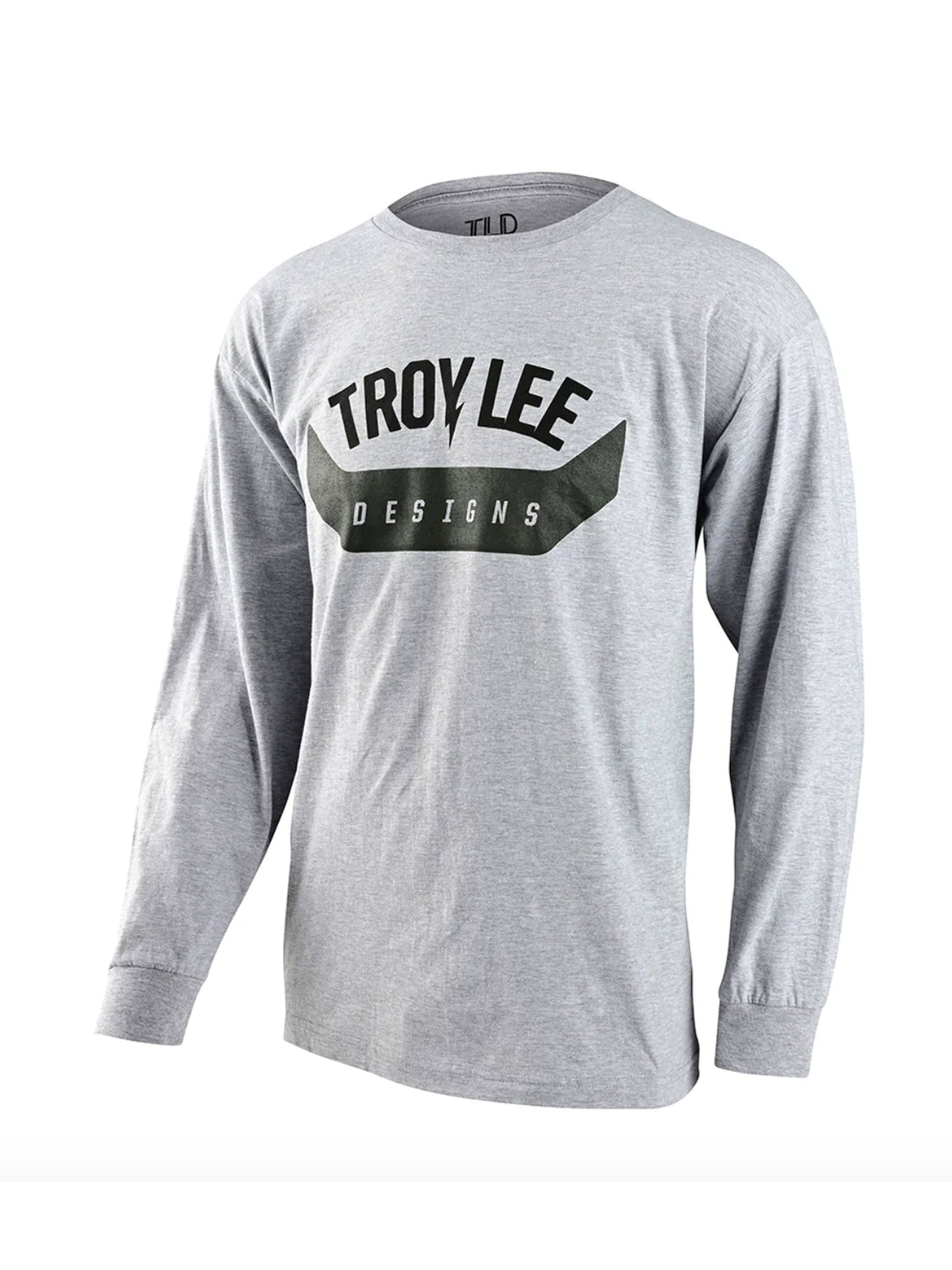 Troy Lee Designs Polera Arc Manga Larga Gris