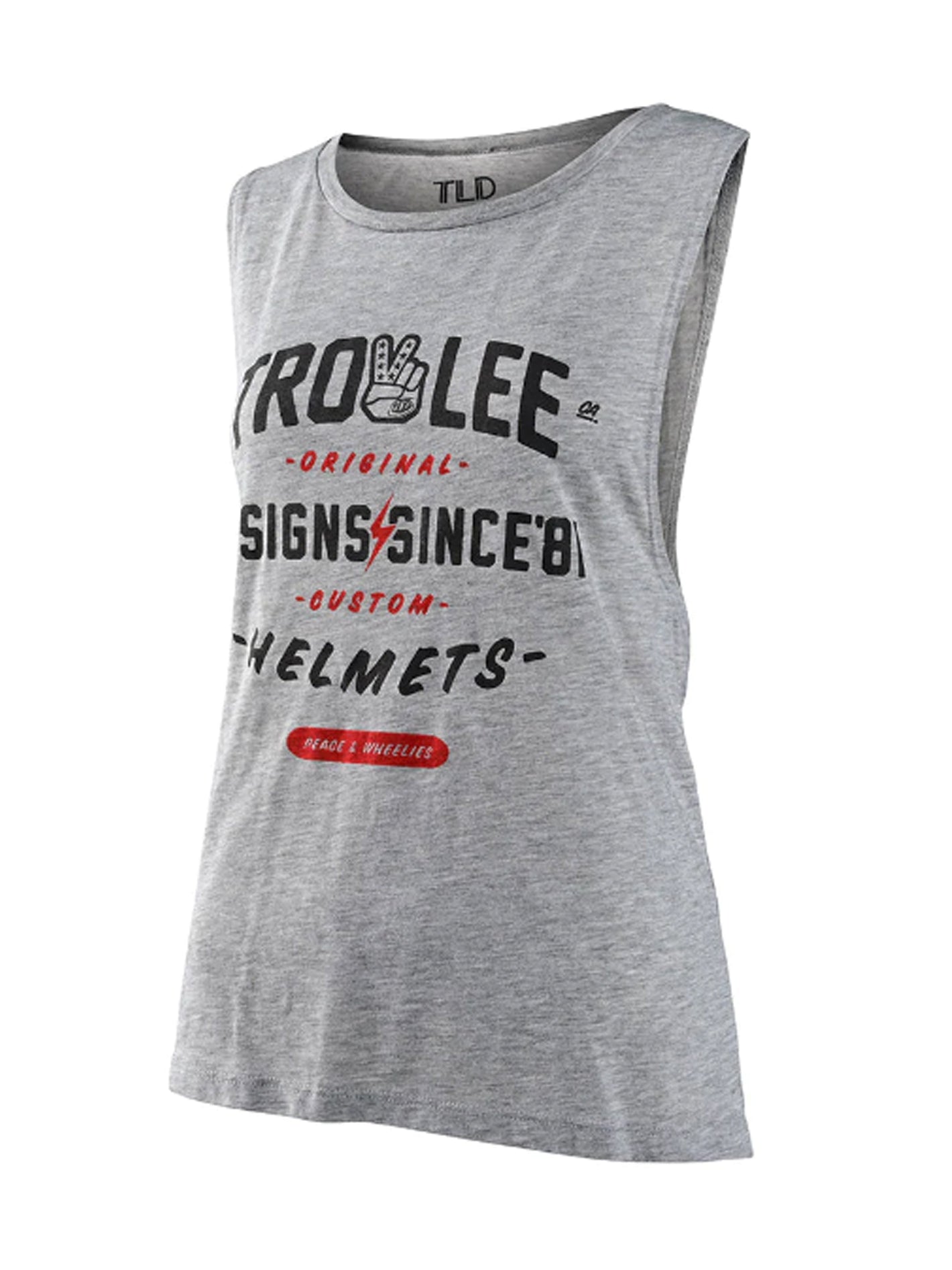 Polera de mujer Troy Lee Designs roll out gris