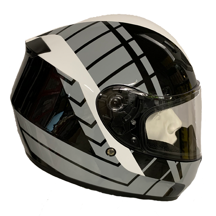 Casco de Moto Gris Benelli - Rideshop