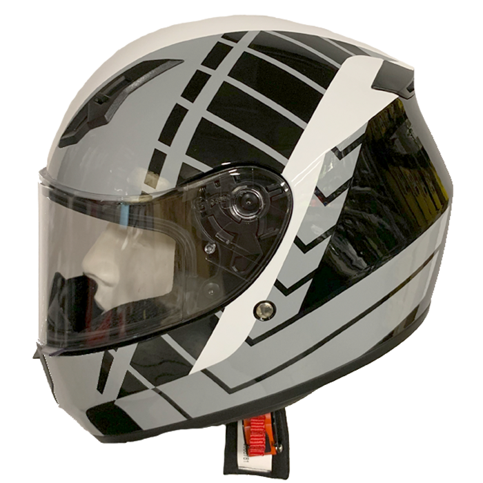 Casco de Moto Gris Benelli - Rideshop