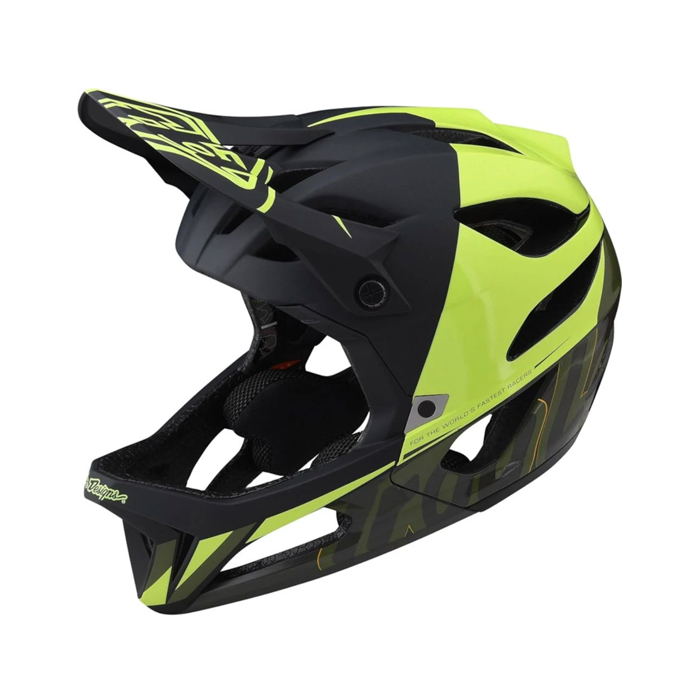 Troy Lee Designs Casco de Bicicleta Stage MIPS Nova glo Black/Yellow 2022-Rideshop