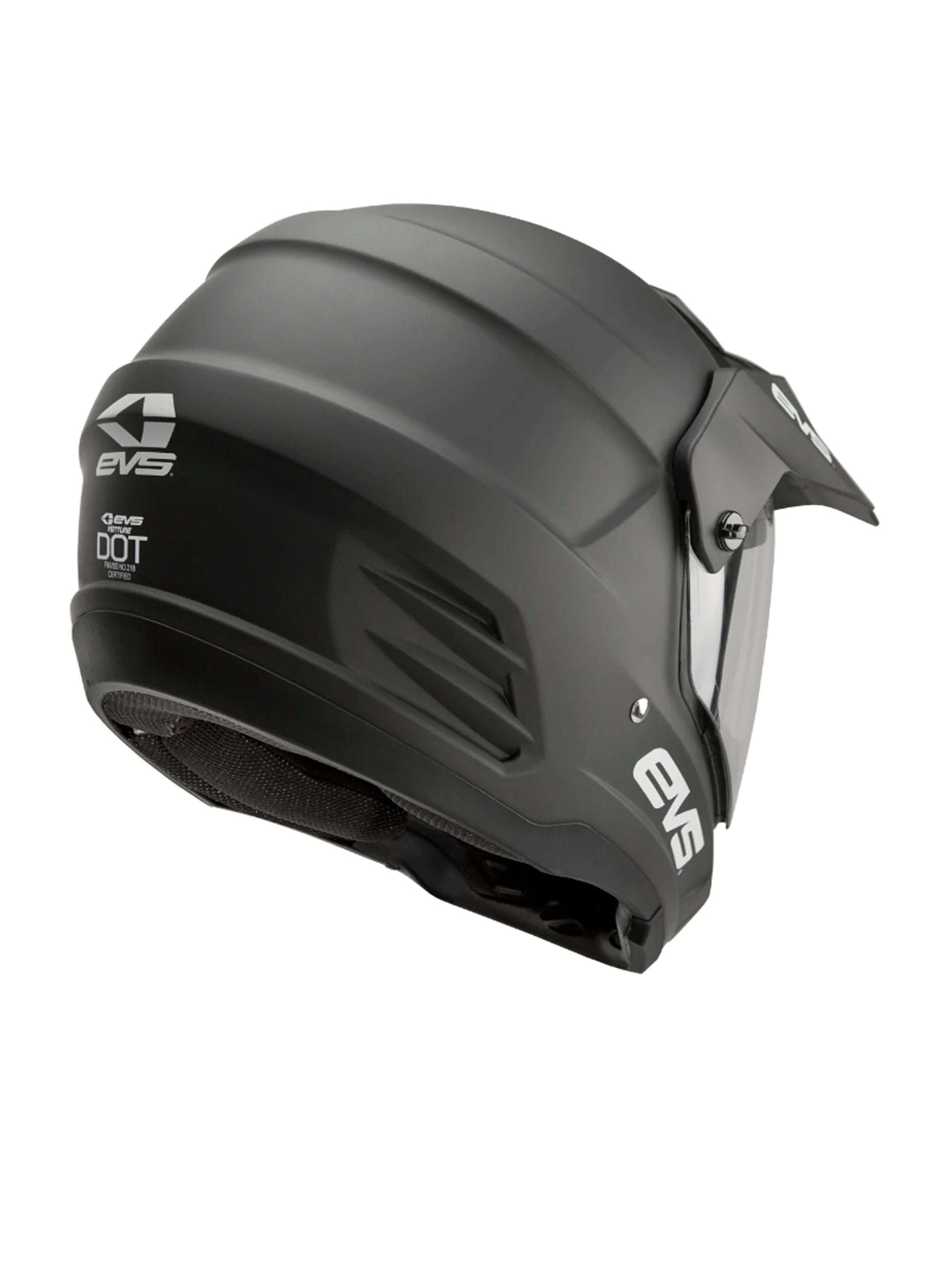 Casco EVS dual sport negro