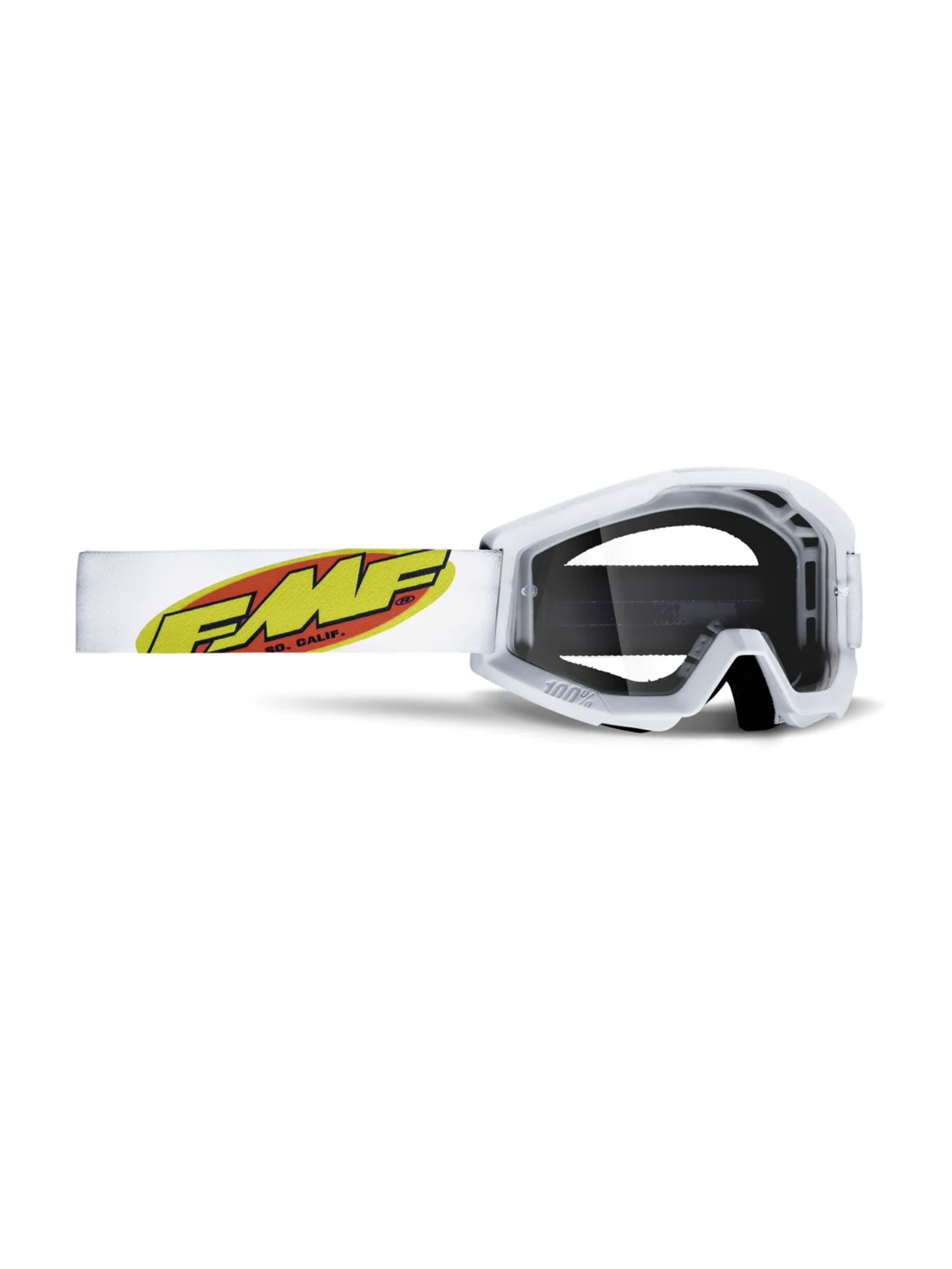 FMF Antiparra PowerCore Core Blanca Mica Transparente