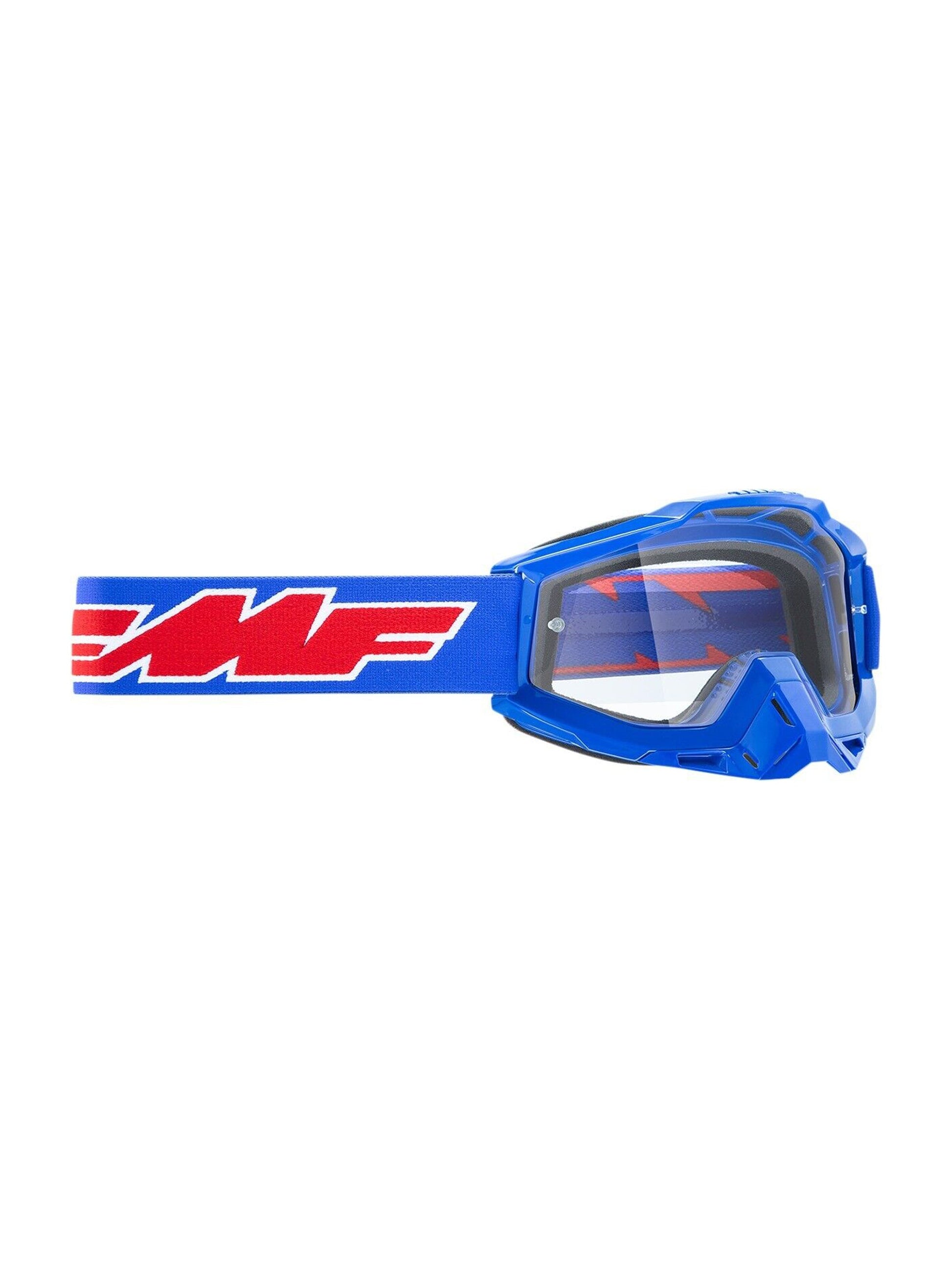 FMF Antiparra Powerbomb Rocket Azul - Mica Transparente