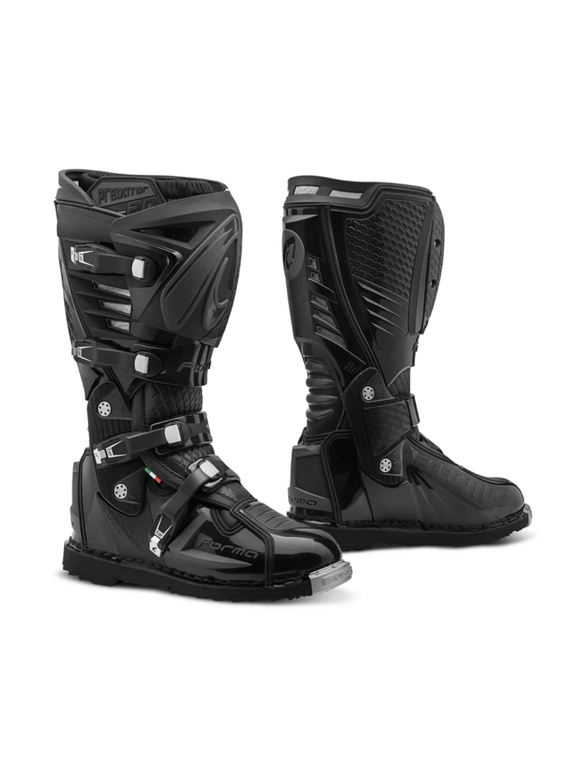 Forma Botas De Motocross y Enduro Predator 2.0 Negro / Negro-ProCircuit