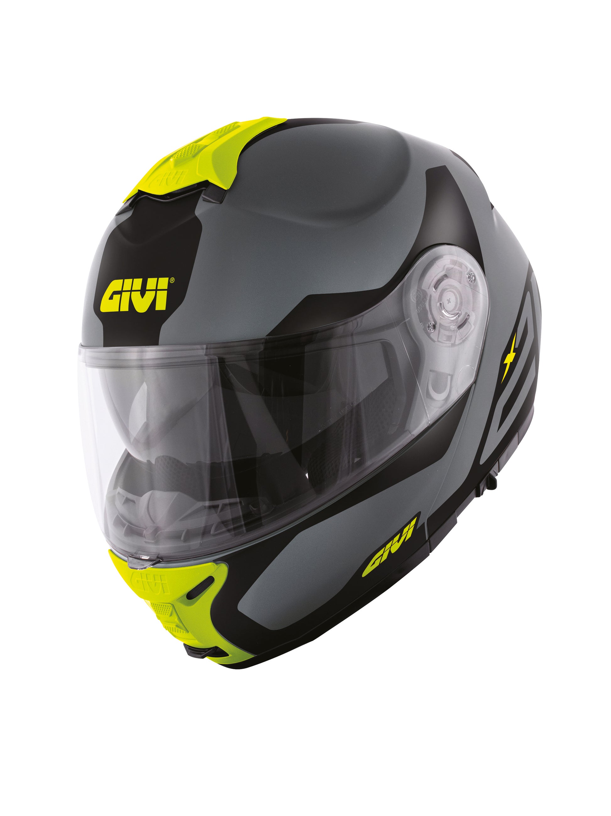 Givi Casco X21 Challenger Spirit Gris / Negro / Amarillo-ProCircuit