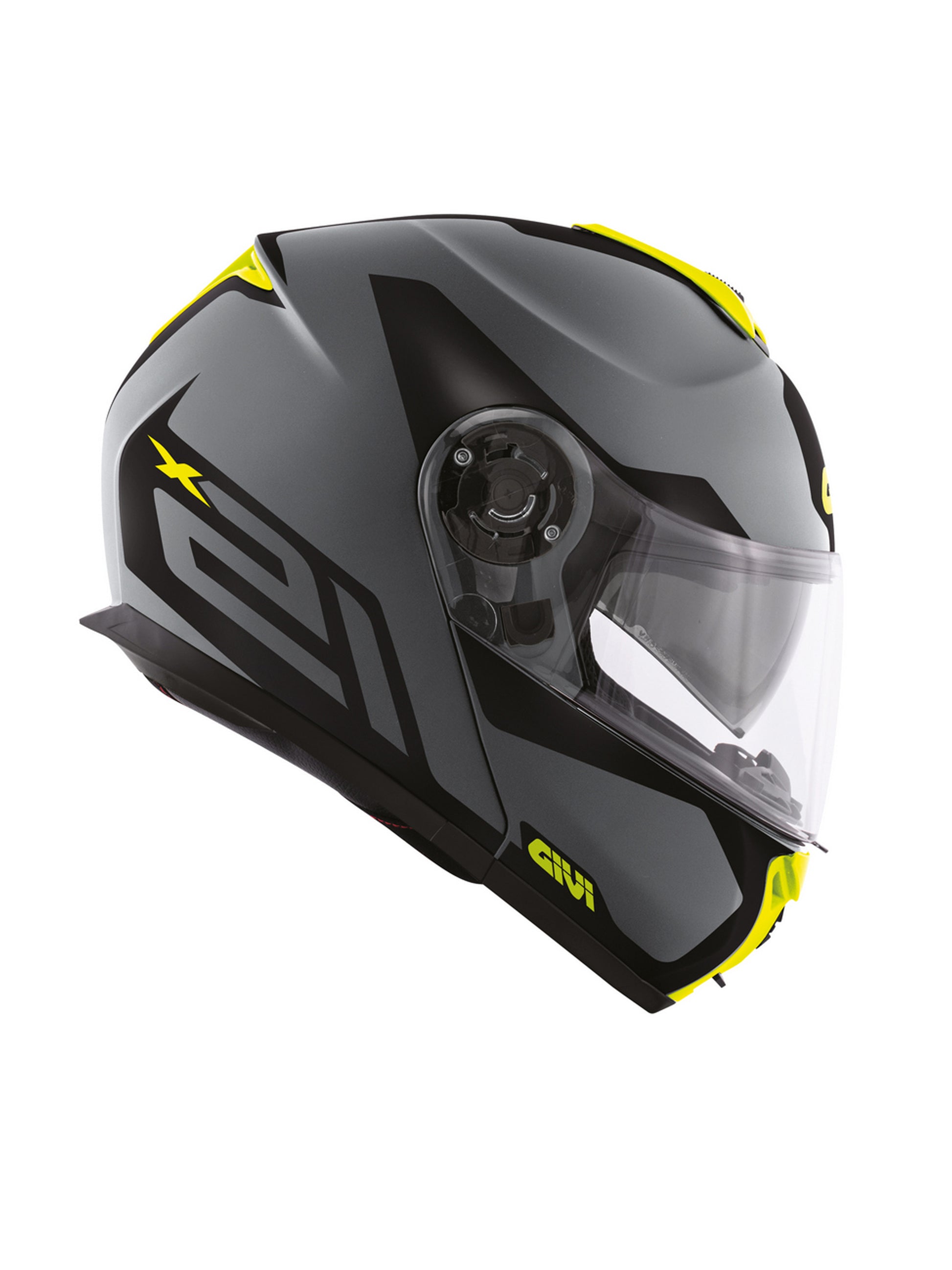 Givi Casco X21 Challenger Spirit Gris / Negro / Amarillo-ProCircuit