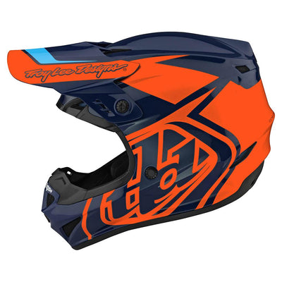 Casco de Moto Gp Azul/Naranjo Troy Lee Designs-Rideshop