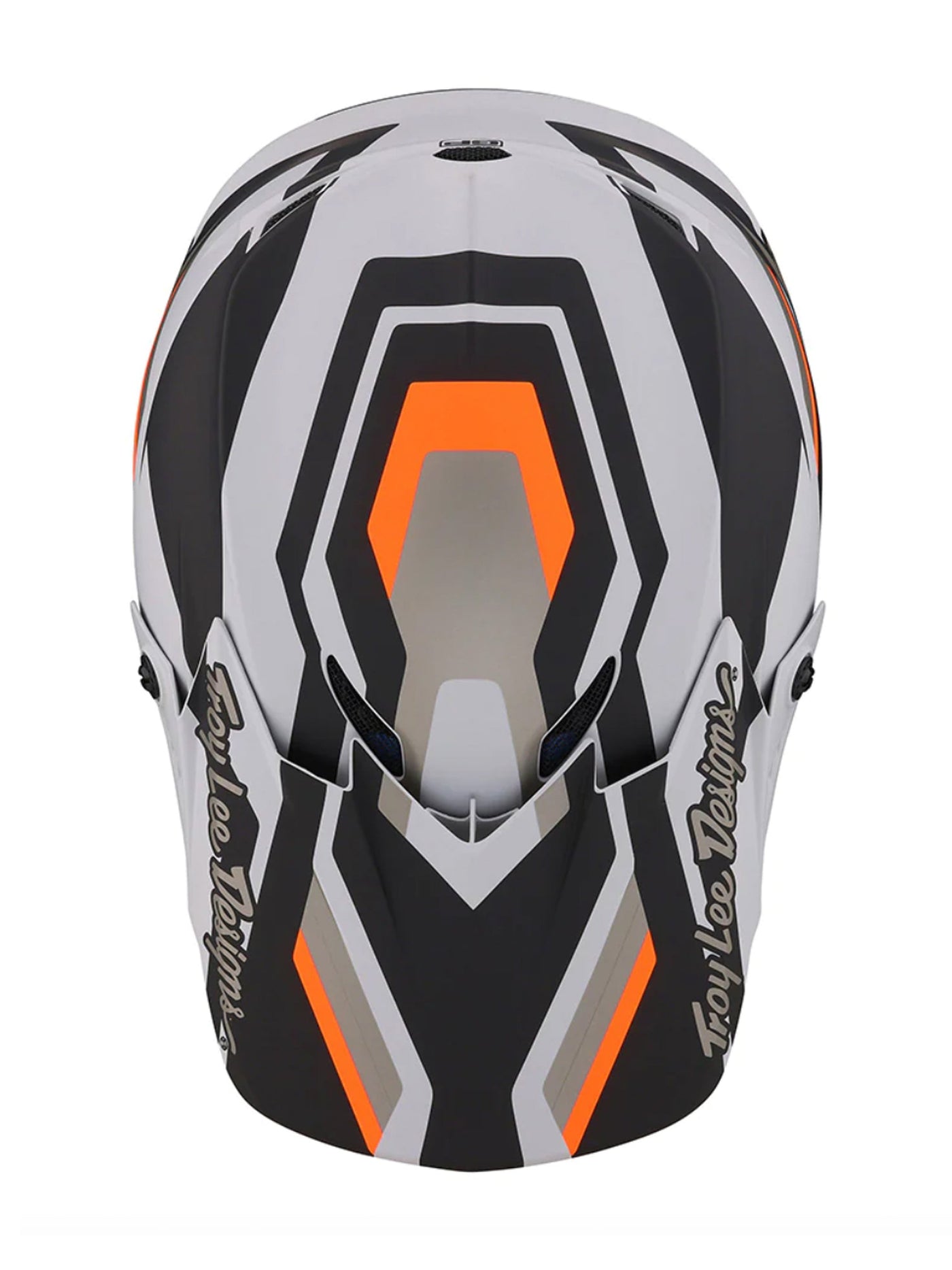 Troy Lee Designs Casco de Moto Gp Apex Gris / Naranjo