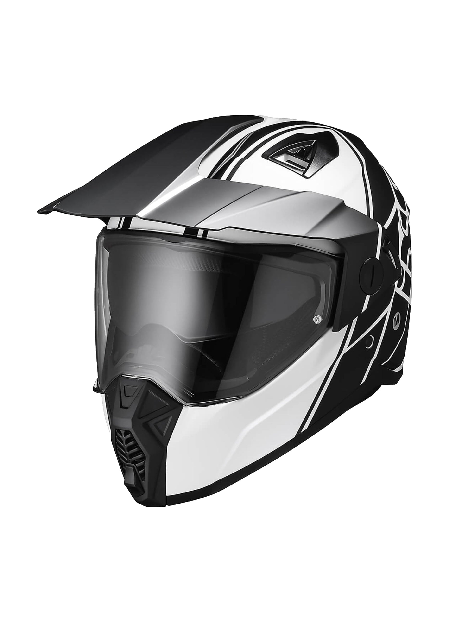 IXS Casco De Calle Enduro 208 2.0 Negro Blanco Matte