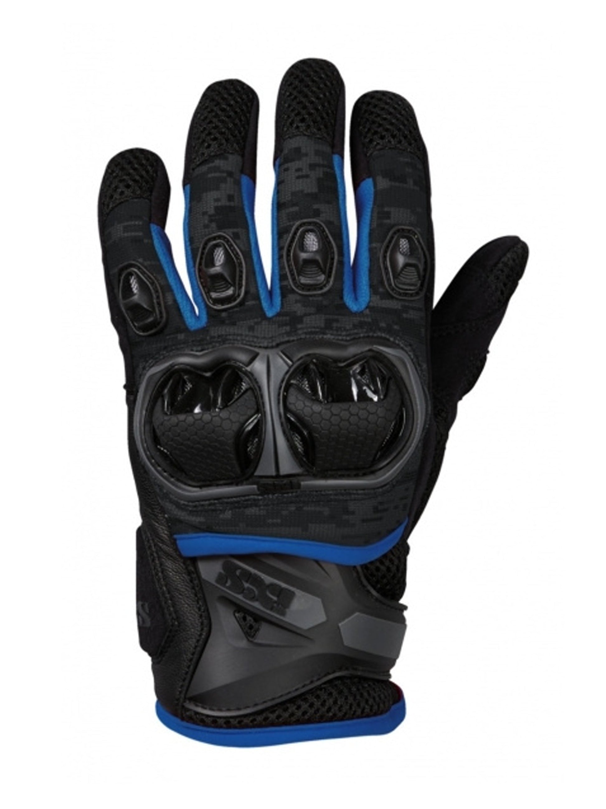 IXS Guantes de Moto Tour LT Montevideo-air S Negro / Gris / Azul