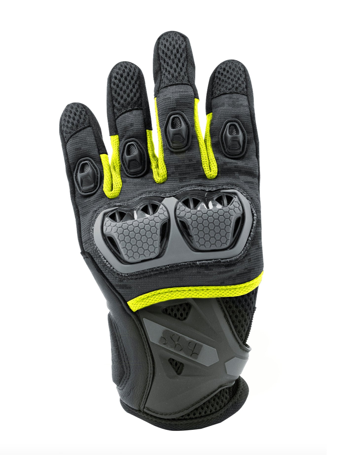 IXS Guantes de Moto Tour LT Montevideo-air S Negro / Gris / Amarillo