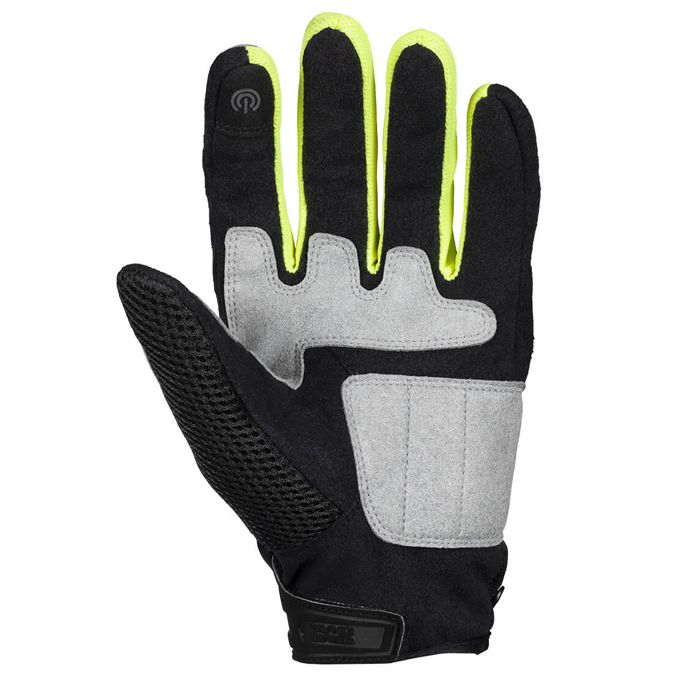 Guantes de Moto urban samur-air 1.0 Negro / Amarillo IXS-Rideshop