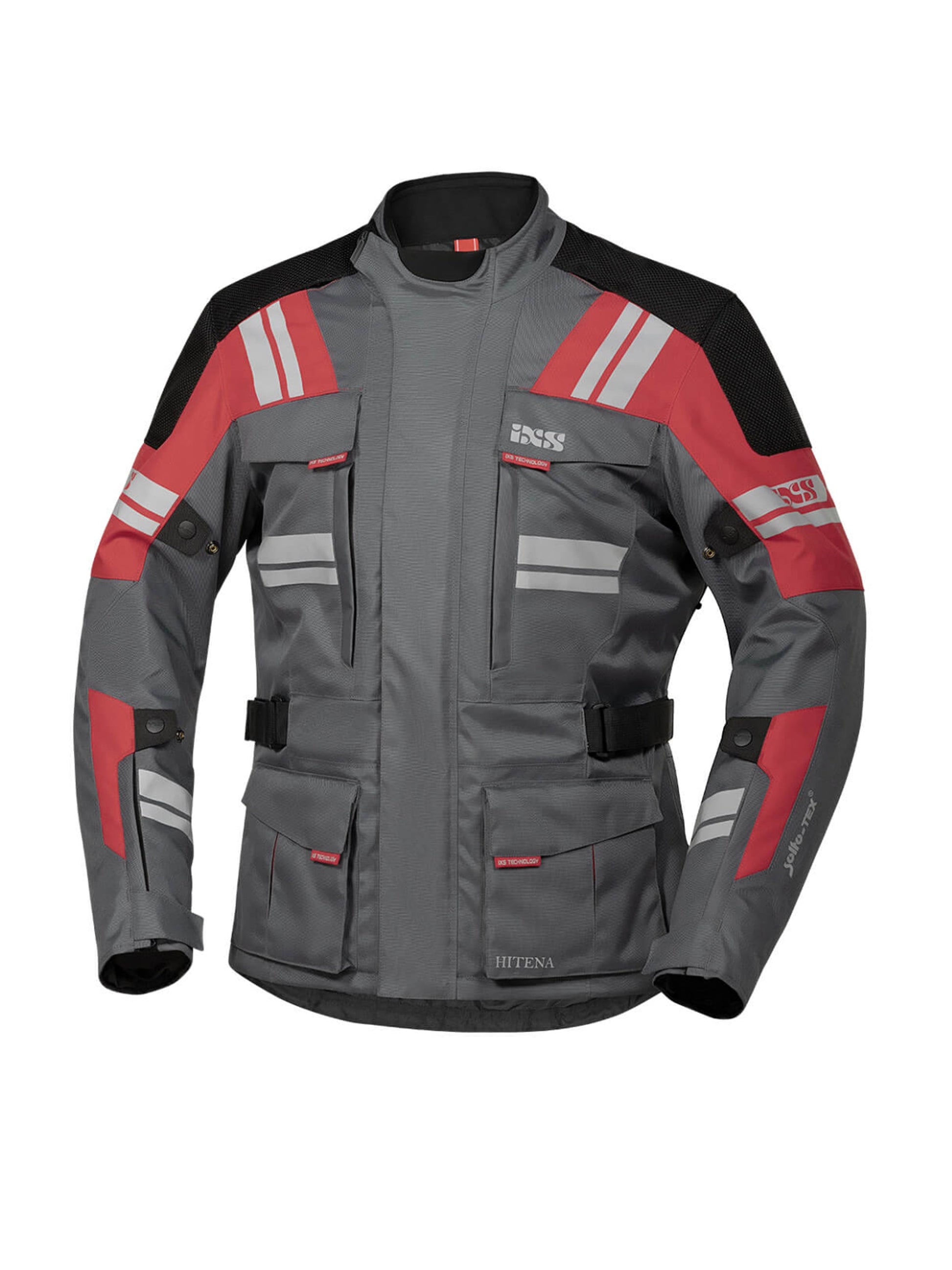 IXS Chaqueta de Moto Tour Blade-st 2.0 Negro / Rojo / Gris