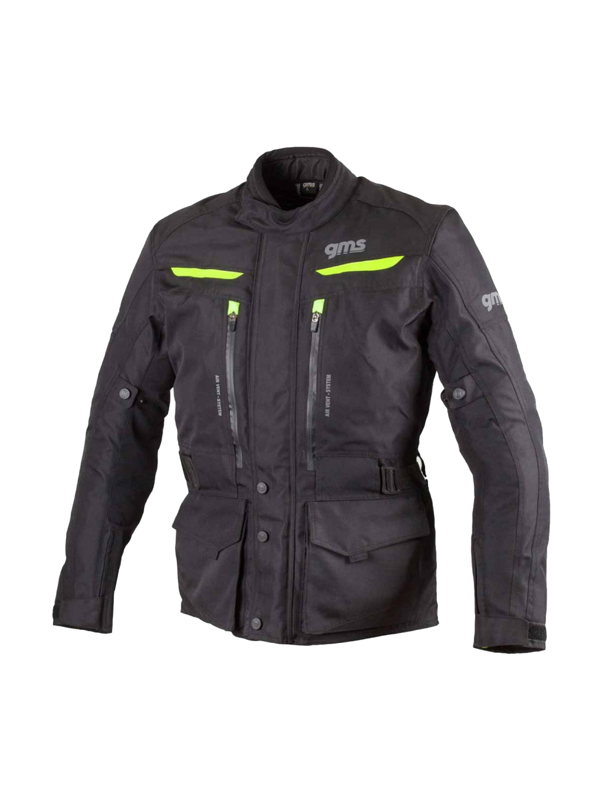 GMS Chaqueta Gear Negra Amarillo