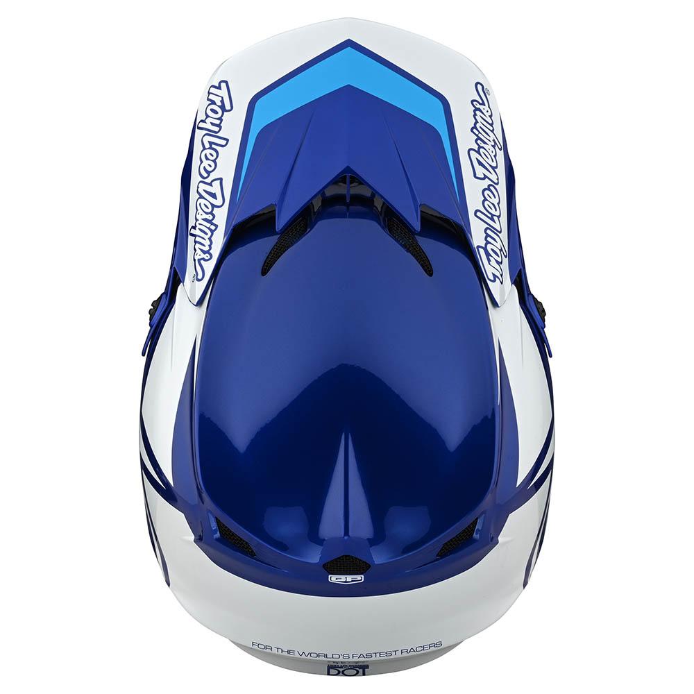 Casco de Moto Gp Azul/Blanco Troy Lee Designs-Rideshop
