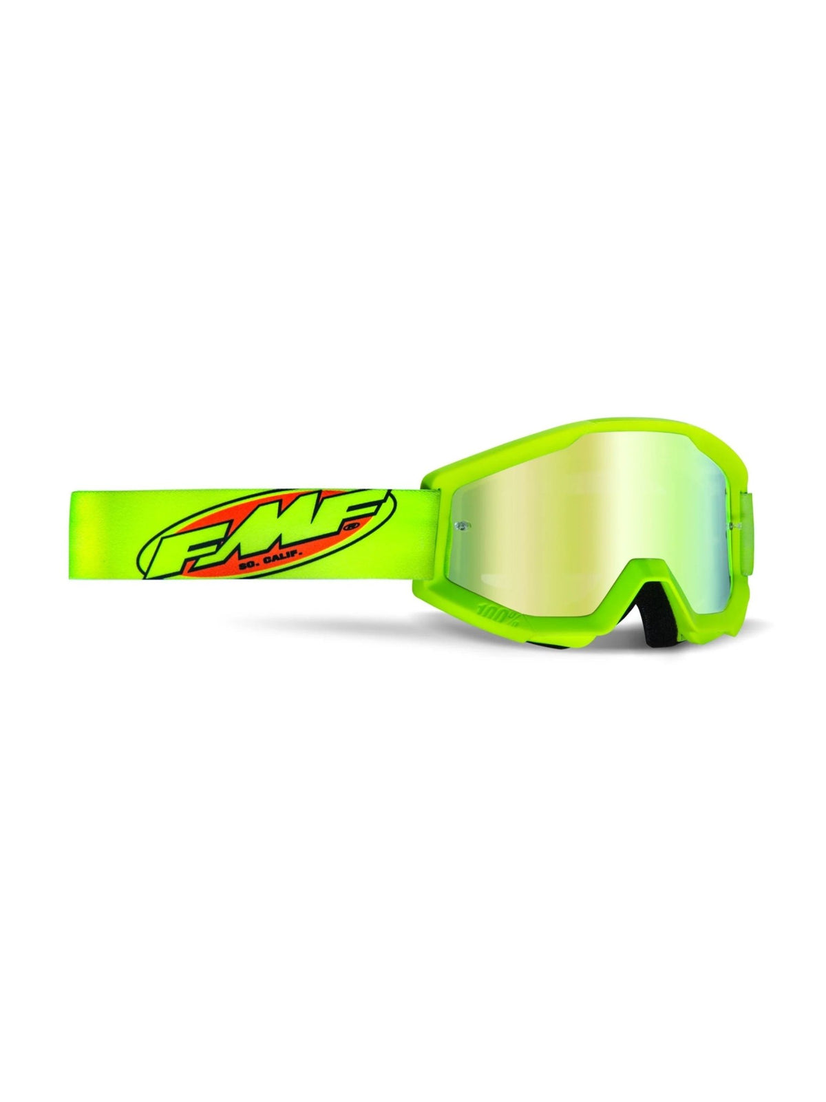 Antiparras FMF powercore core amarilla mica mirror dorada
