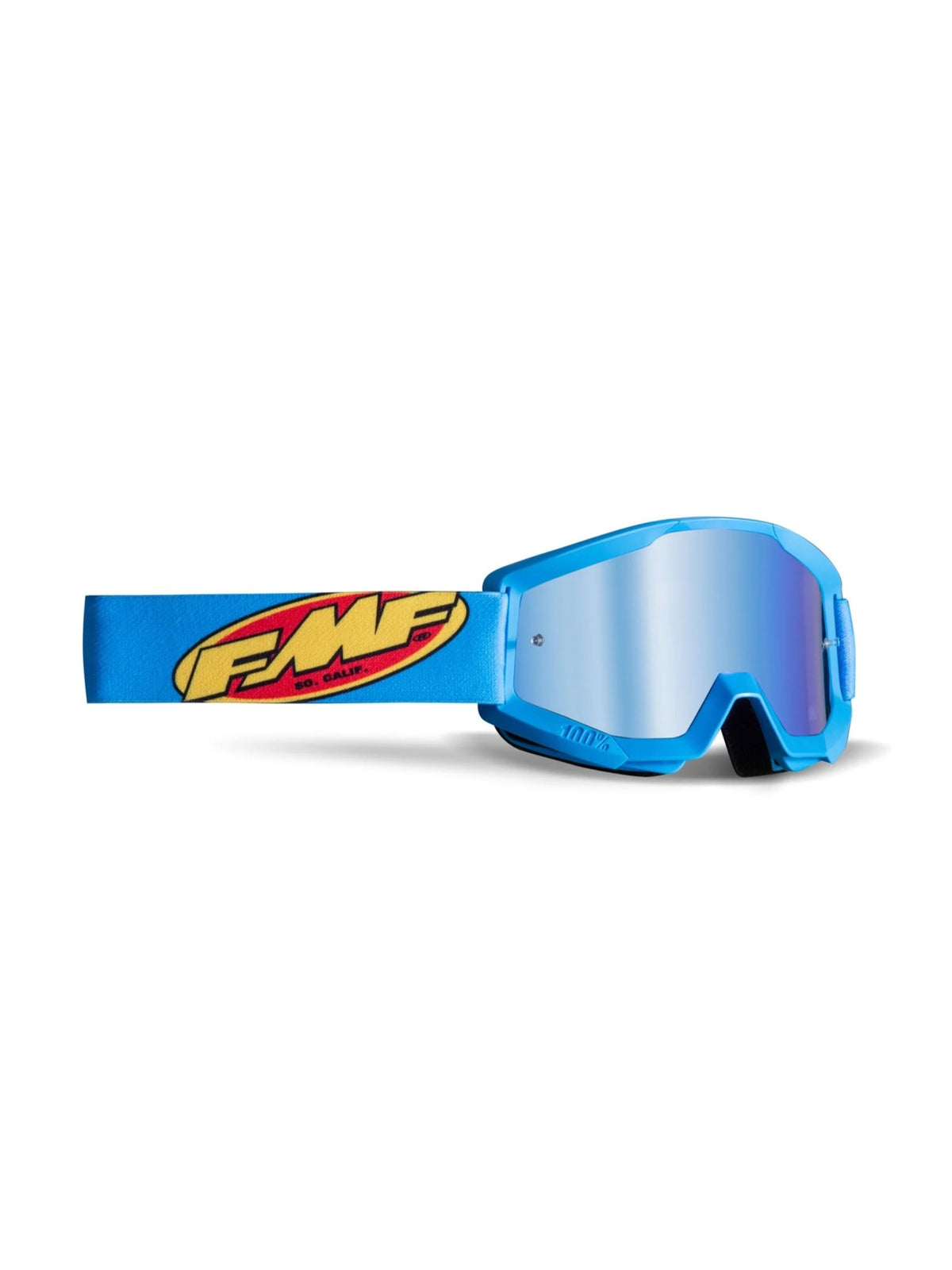 Antiparras FMF powercore core cyan mica mirror azul