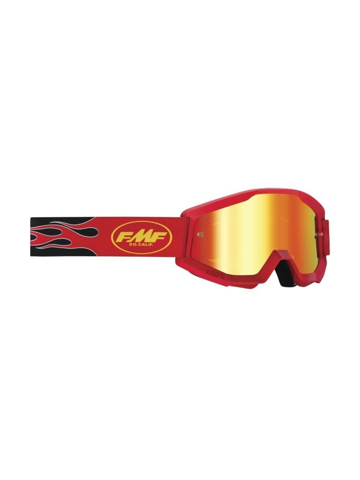 FMF Antiparra Powercore Llamas Roja Mica Mirror - procircuitcl