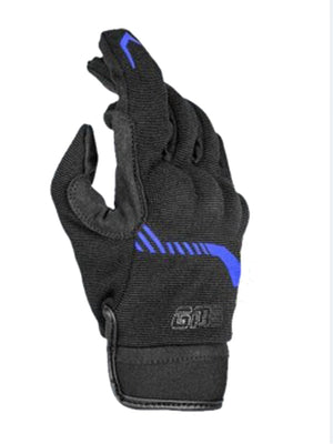 GMS Guantes de Moto Jet City Negro Azul - procircuitcl