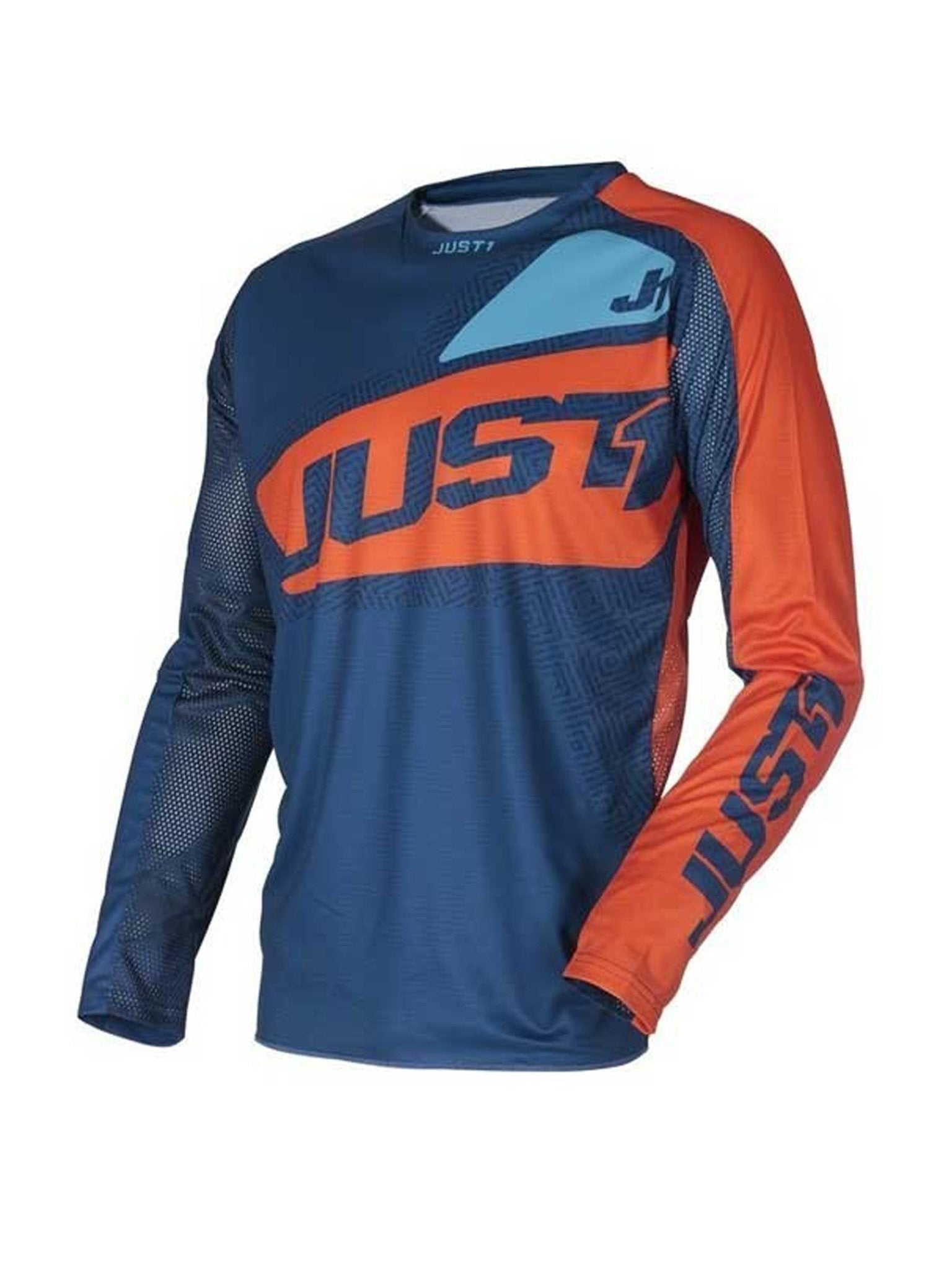 Just1 Polera J - Force Vertigo Azul - Naranjo - procircuitcl