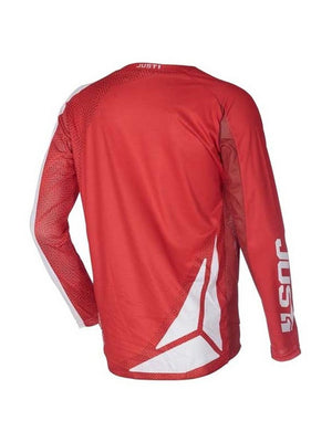 Just1 Polera J - Force Vertigo Rojo - Blanco - procircuitcl