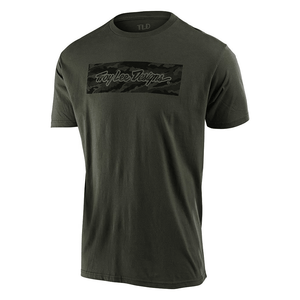 Polera Troy Lee Designs signature block verde - procircuit