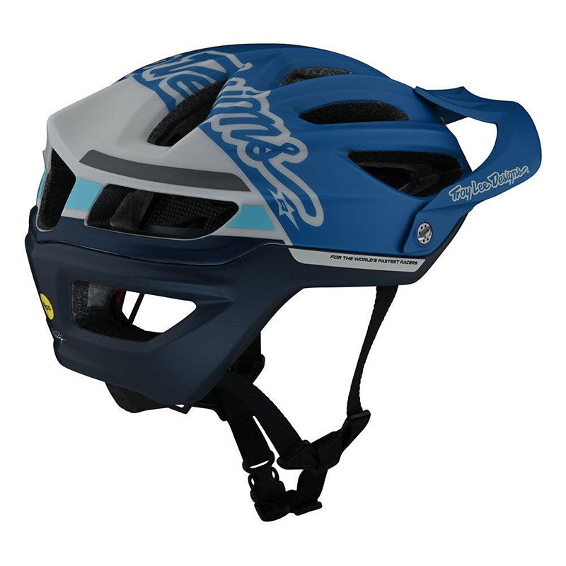 Troy Lee Designs Casco de Bicicleta A2 Mips Silhouette Azul-Rideshop