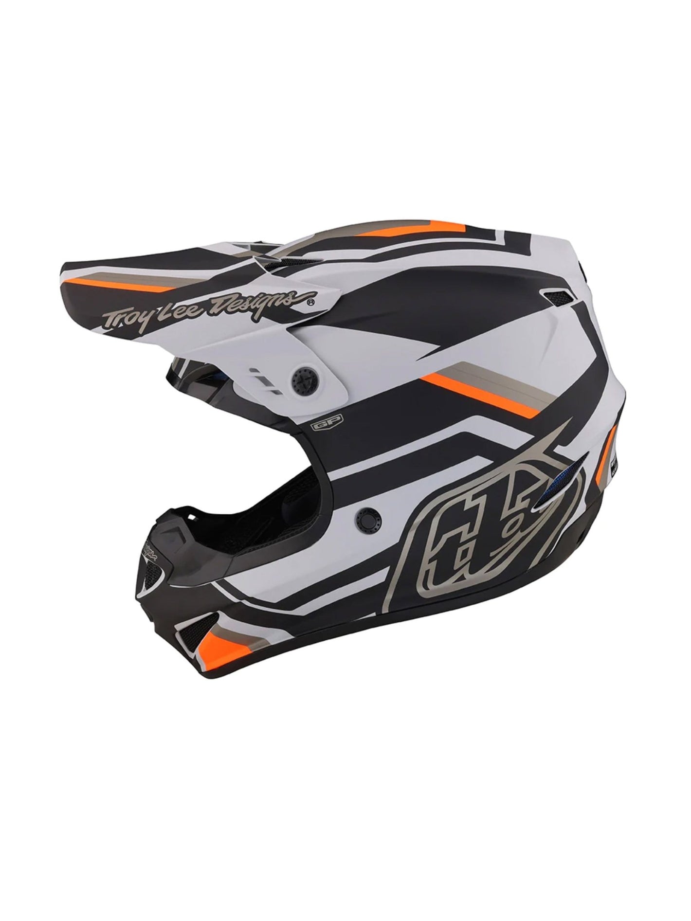 Troy Lee Designs Casco de Moto Gp Apex Gris / Naranjo - procircuitcl