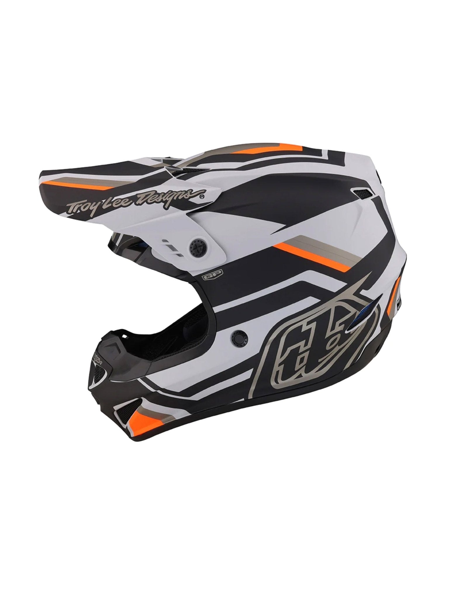 Troy Lee Designs Casco de Moto Gp Apex Gris / Naranjo - procircuitcl