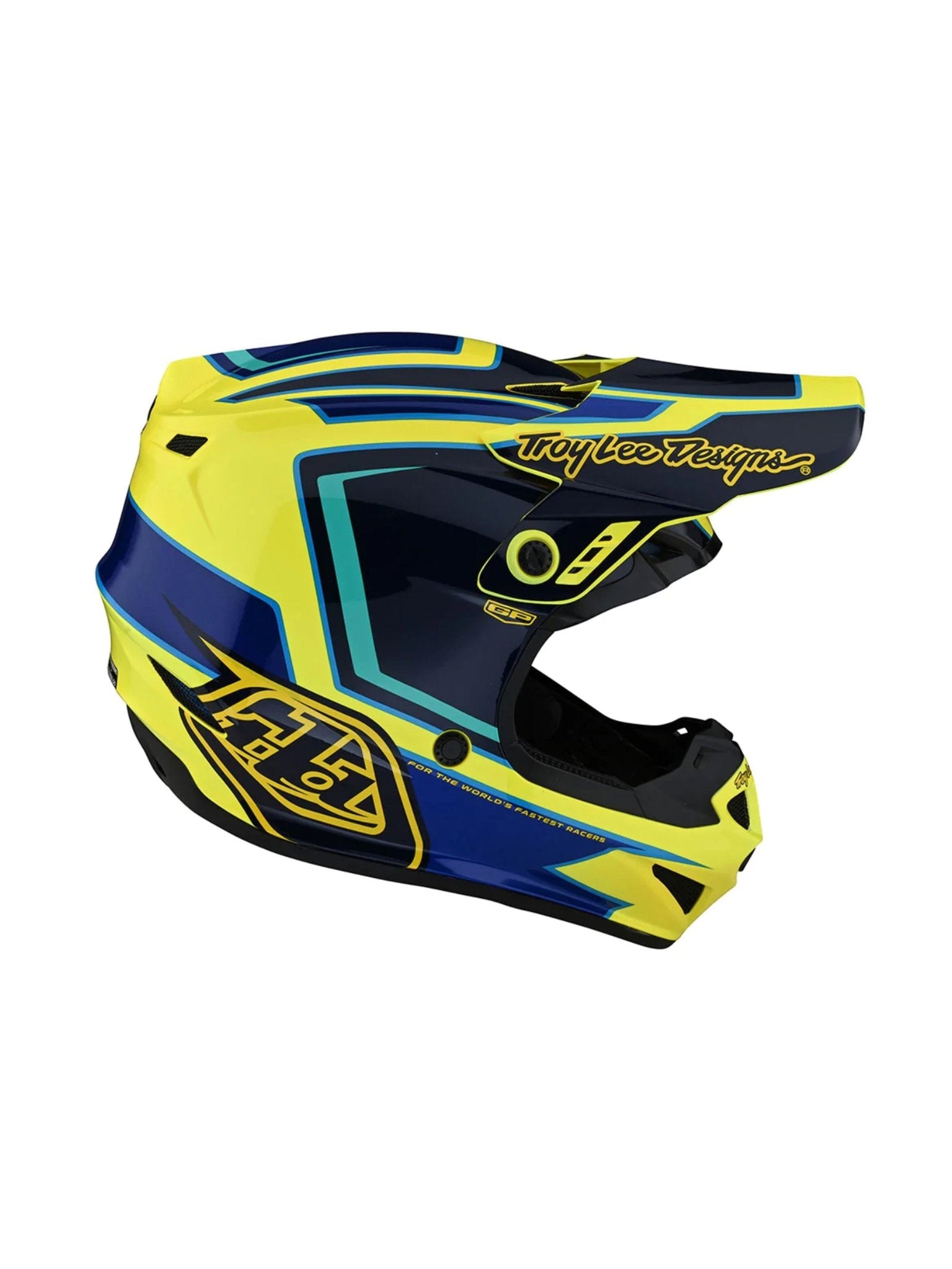 Troy Lee Designs Casco de Moto Gp RITN Amarillo para niños - procircuitcl