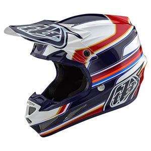 Troy Lee Designs Casco De Moto Se4 Composite Speed White/Red MIPS - procircuitcl