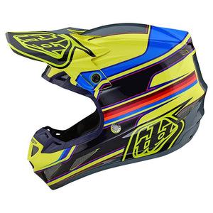 Troy Lee Designs Casco De Moto Se4 Composite Speed Yellow / Gray MIPS - procircuitcl